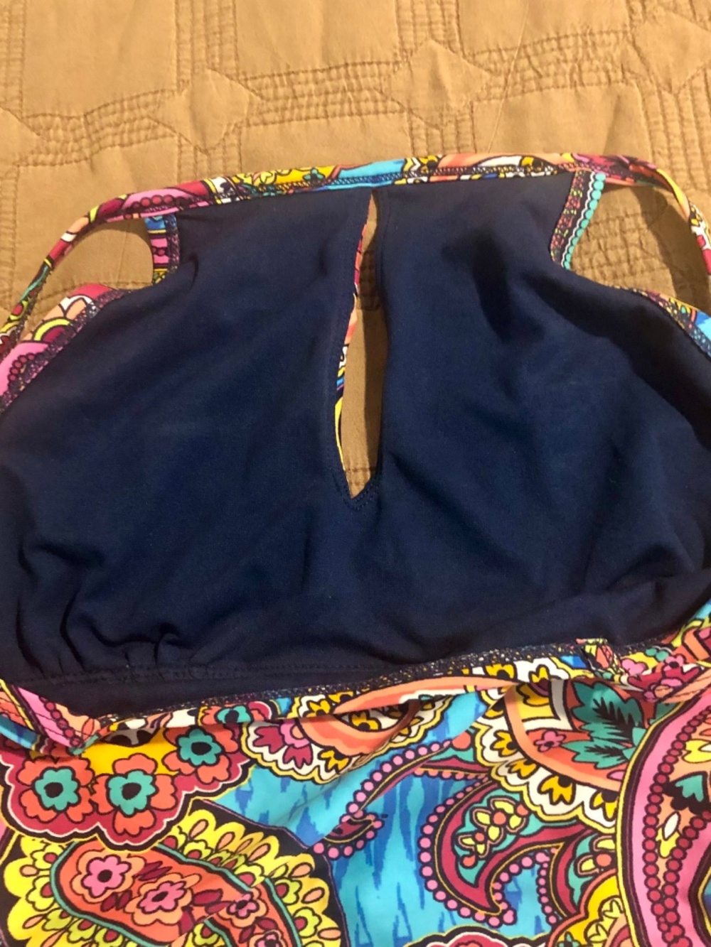 Ellen Tracy Multi-Color Swimsuit - Picture 4 of 6